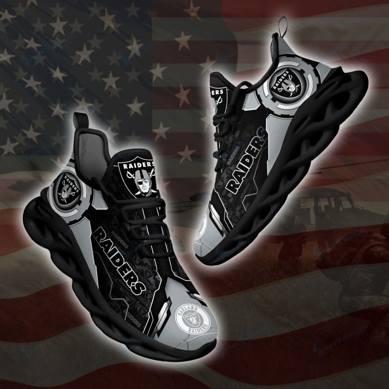 Las Vegas Raiders Yezy Running Sneakers