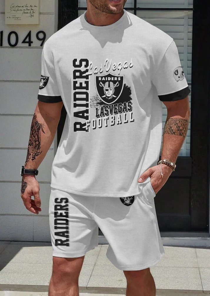 Las Vegas Raiders T-shirt and Shorts