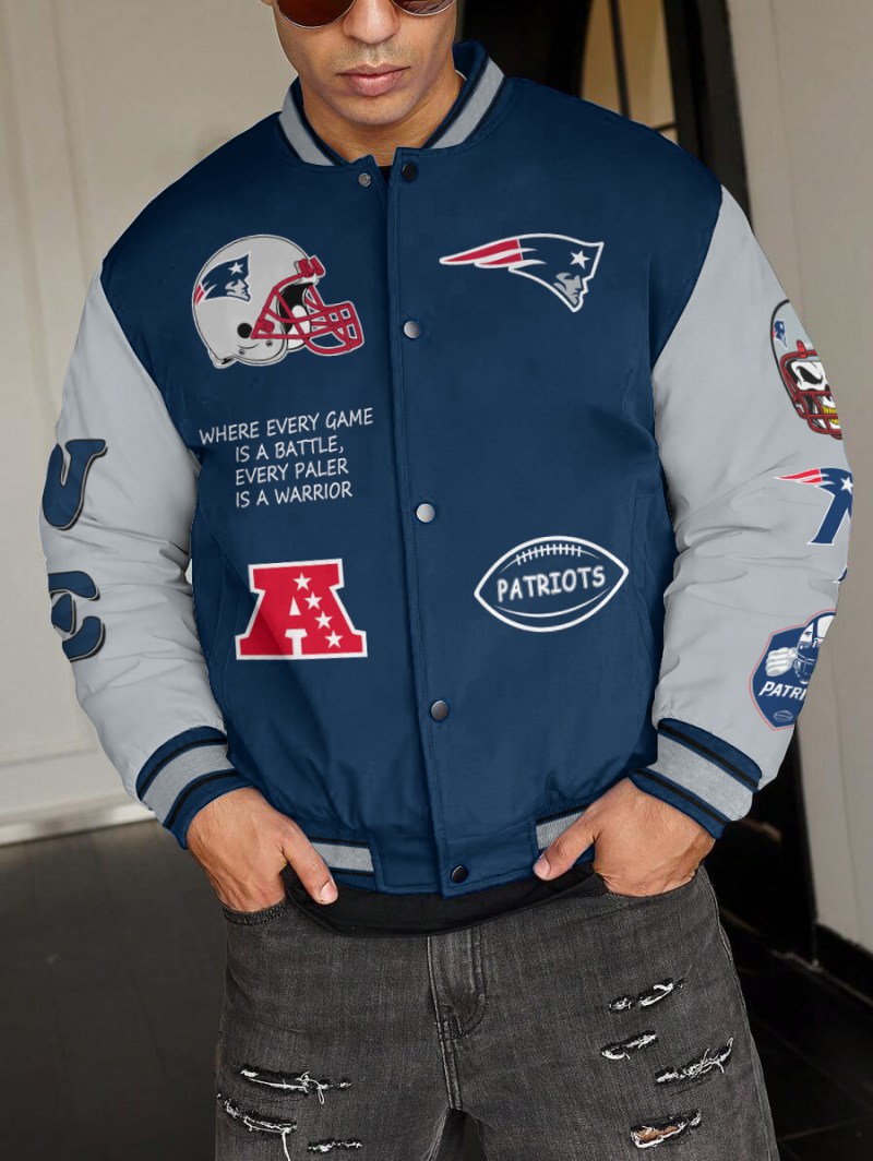 New England Patriots Varsity Jacket