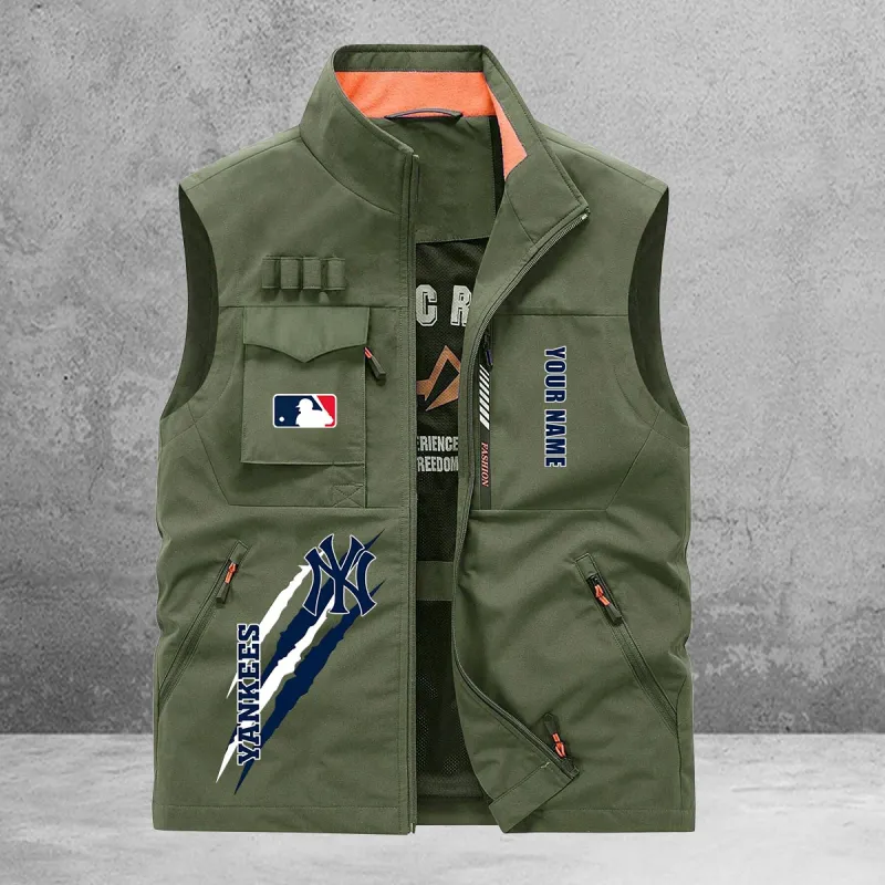 New York Yankees Multi-Pockets Vest Image 3