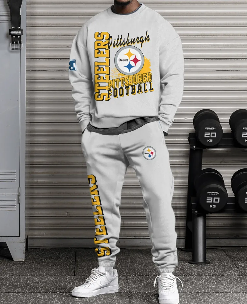 Pittsburgh Steelers Combo 3D Sweatsuit and Sweatpants