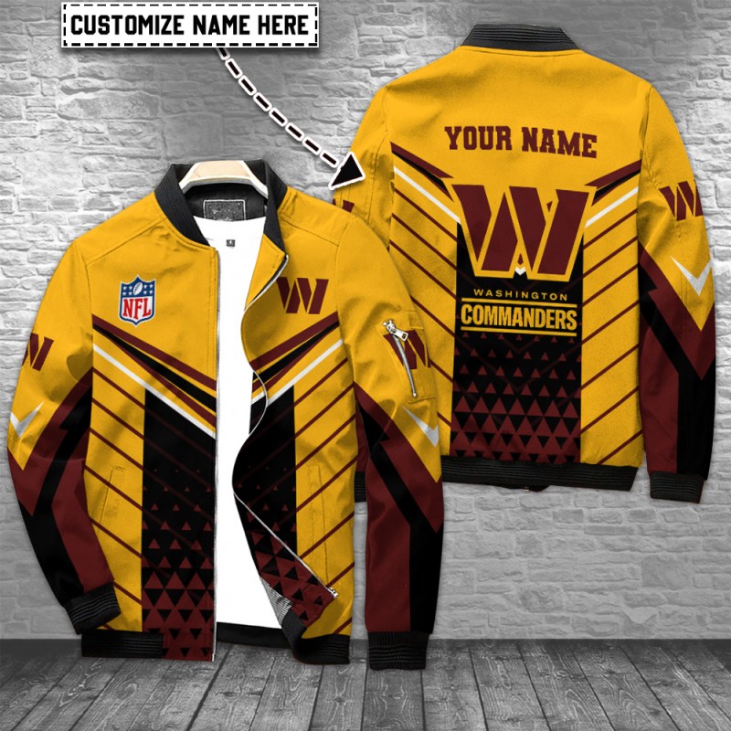 Washington Commanders Personalized Bomber Jacket