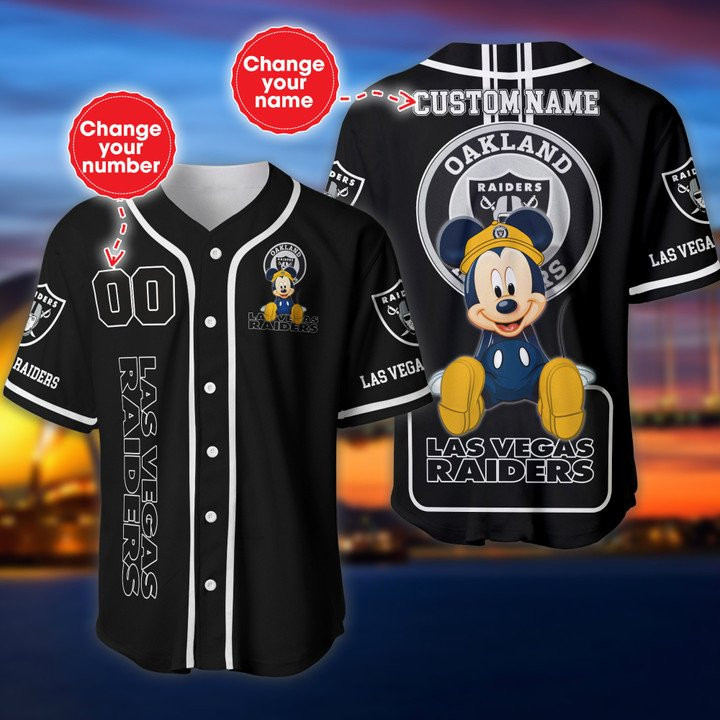 Las Vegas Raiders Baseball Jersey