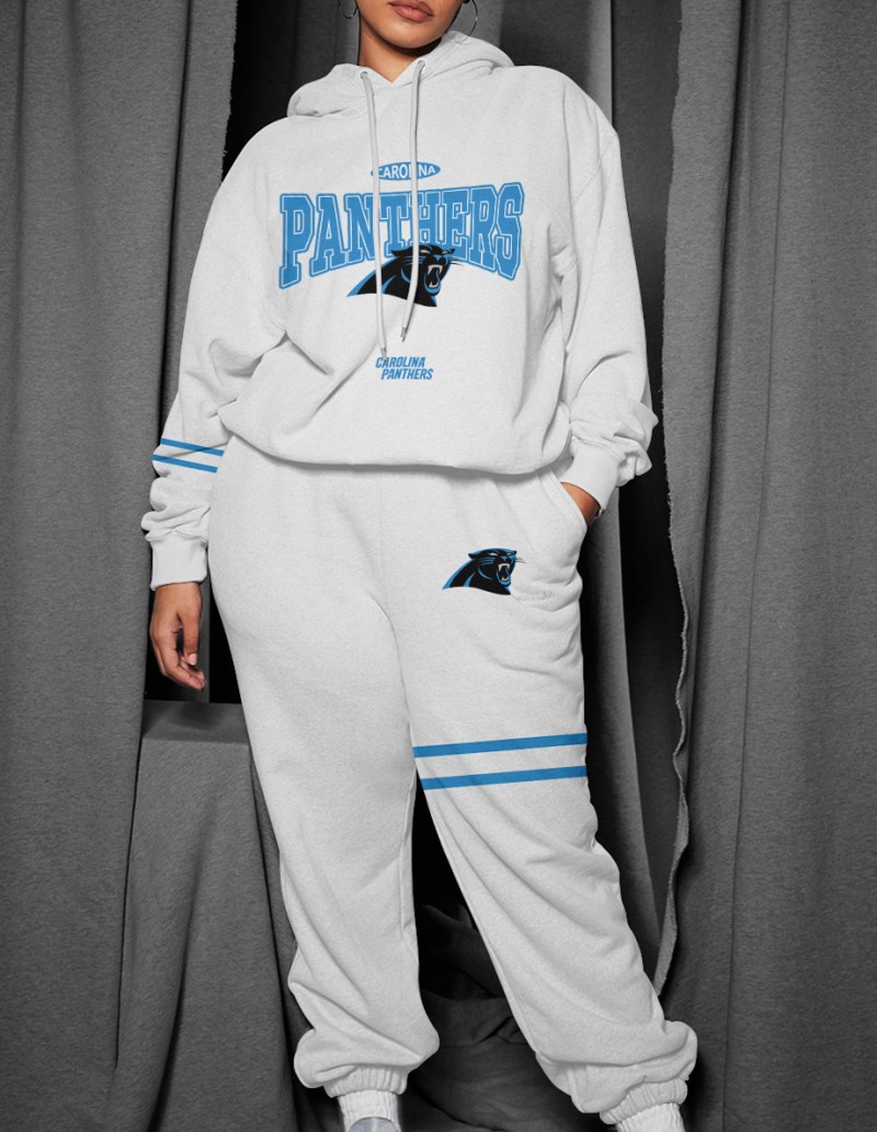 Carolina Panthers Combo Pullover Hoodie and Sweatpants