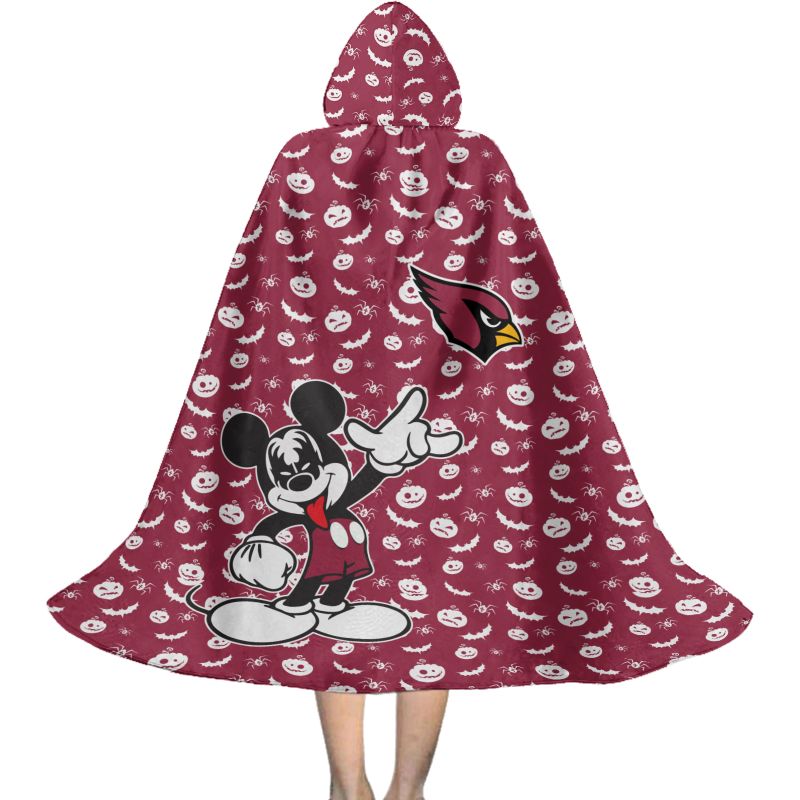 Arizona Cardinals Halloween Cloak - Side View