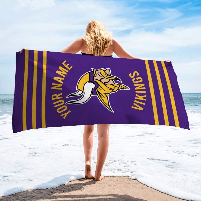 Minnesota Vikings Beach Towel 4