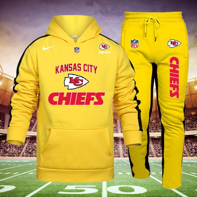 Kansas City Chiefs Hoodie and Pants Set Back View