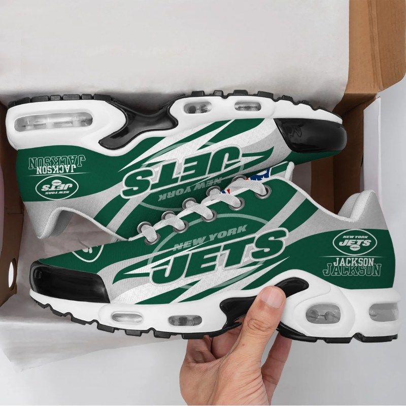 New York Jets Personalized Plus T-N Youth Sneakers