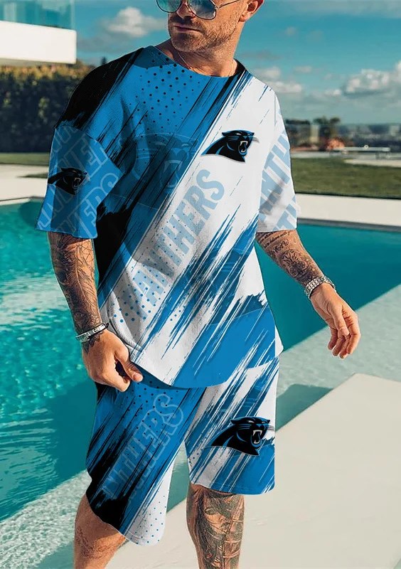 Carolina Panthers T-Shirt and Shorts
