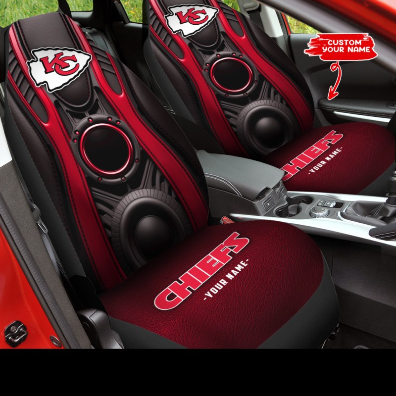 Kansas City Chiefs Personalized Seat Covers