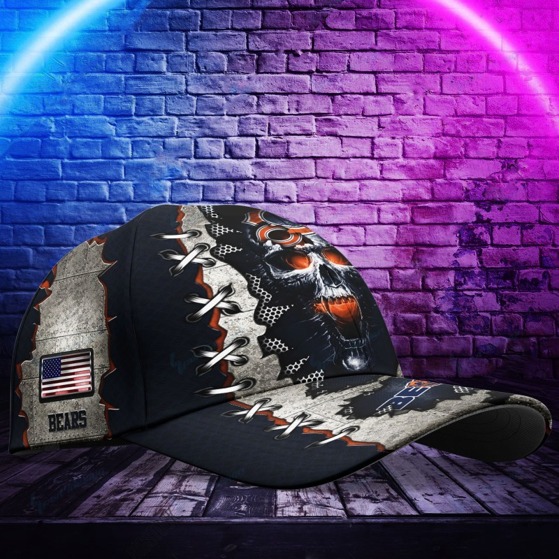 Chicago Bears Personalized Classic Cap Back View