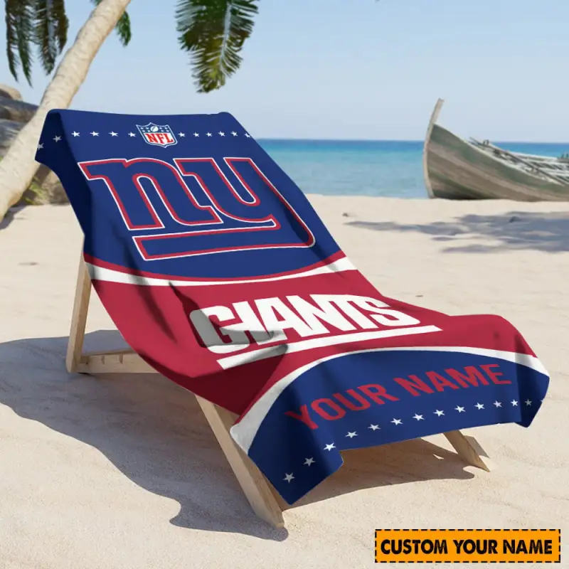 New York Giants Beach Towel 1