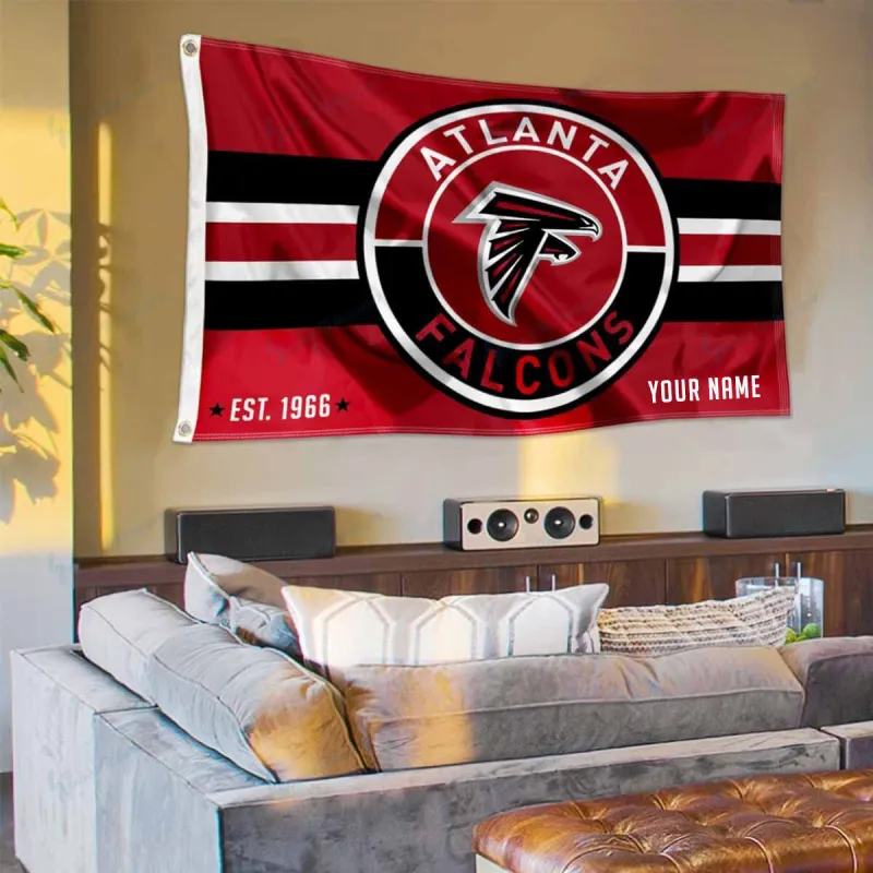 Atlanta Falcons Personalized Flag 168 4 Atlanta Falcons Personalized Flag