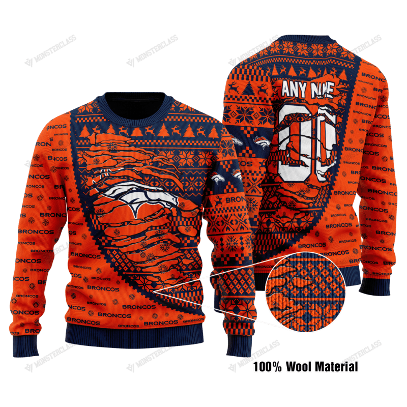 Denver Broncos Woolen Sweater