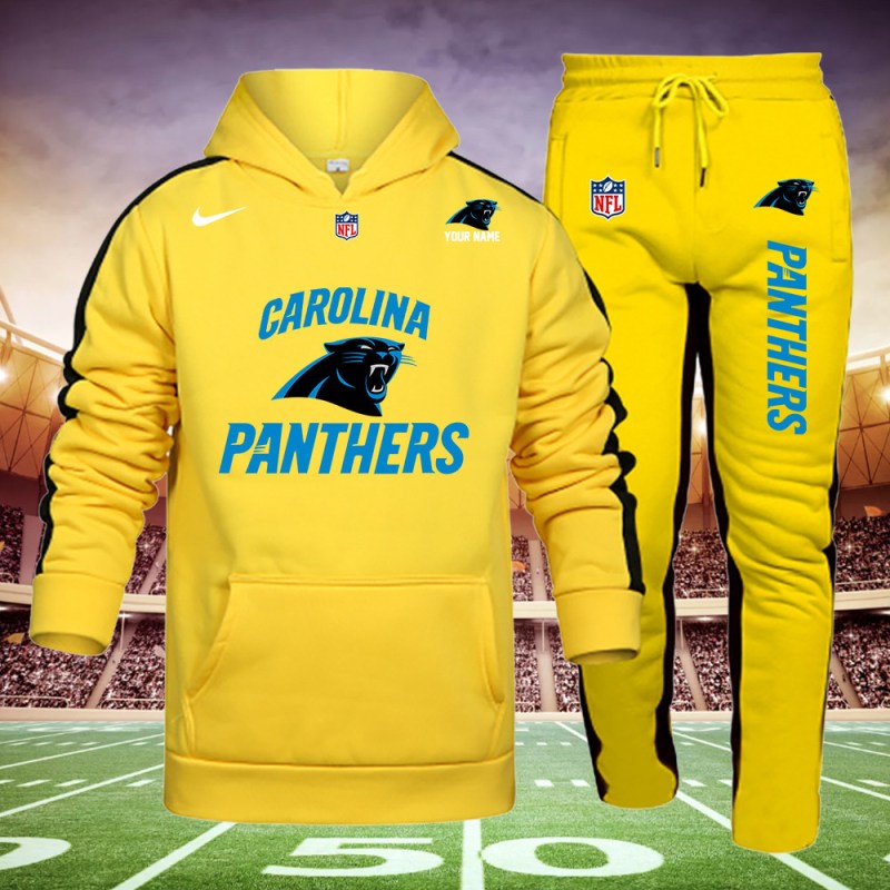 Carolina Panthers Hoodie and Sweatpants Set Image 2