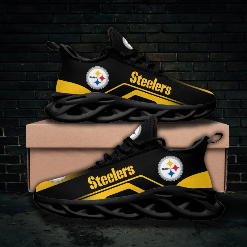 Pittsburgh Steelers Sneakers Side View