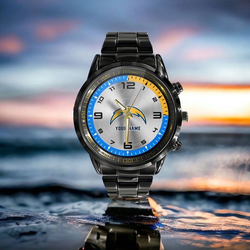 Durable Los Angeles Chargers Black Watch