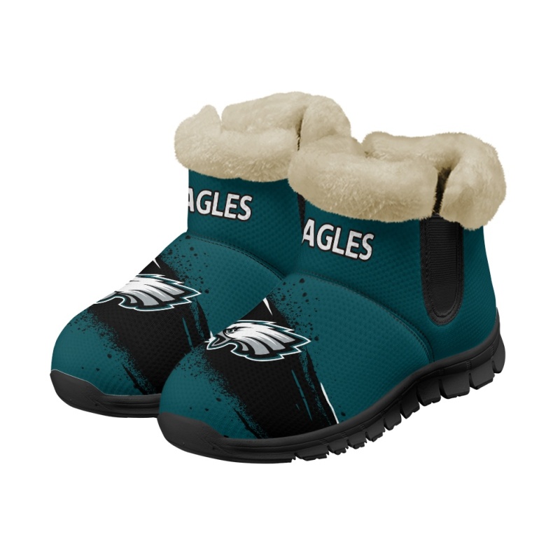 Philadelphia Eagles Comfy Winter Snow Boots Image 7