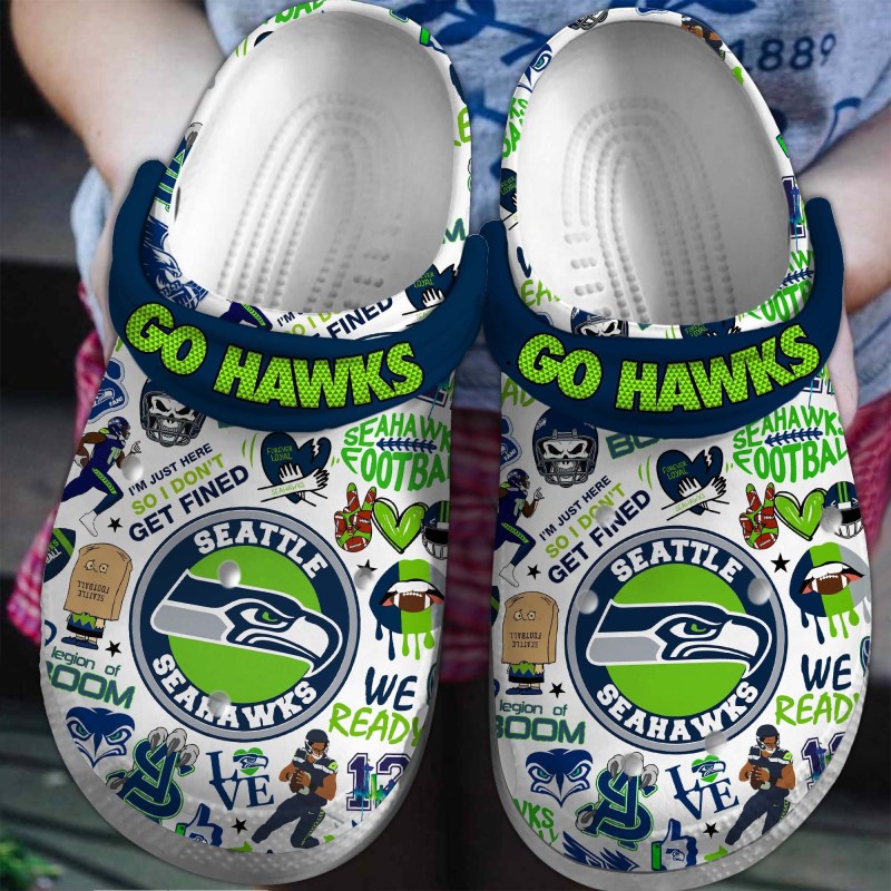 Seattle Seahawks Clogs Shoes