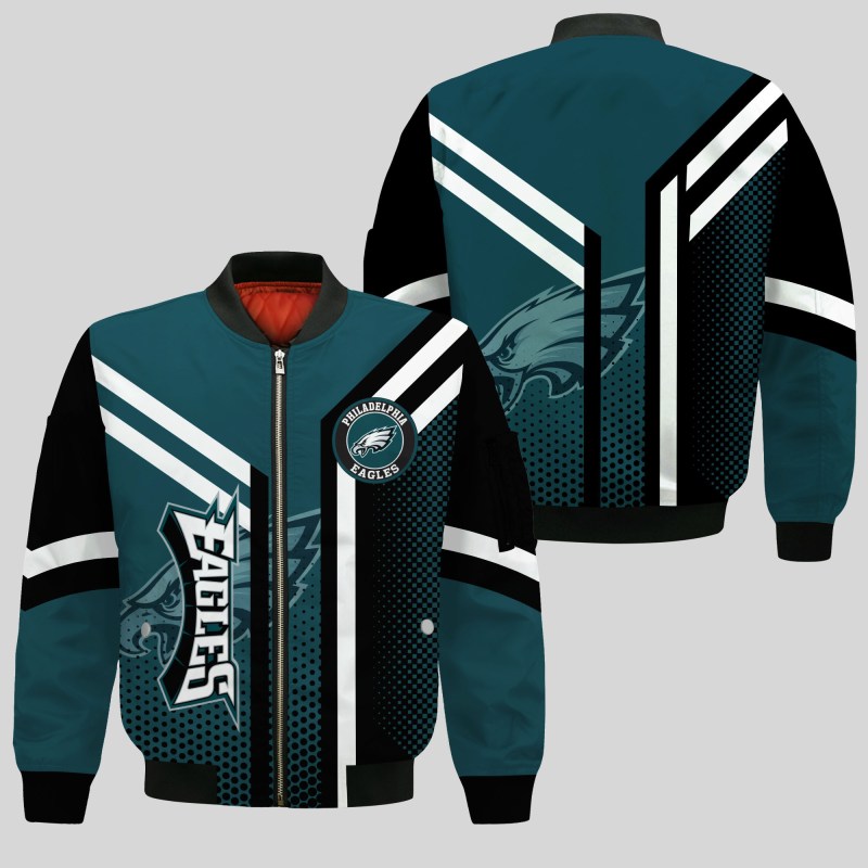 Philadelphia Eagles Thick Bomber Jacket