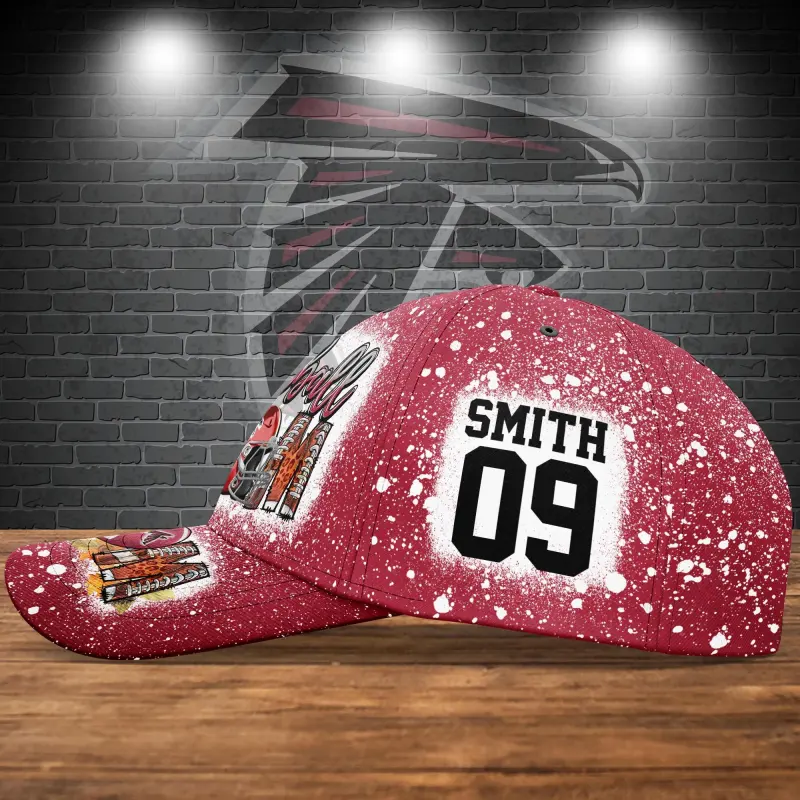 Atlanta Falcons Personalized Classic Cap Detail