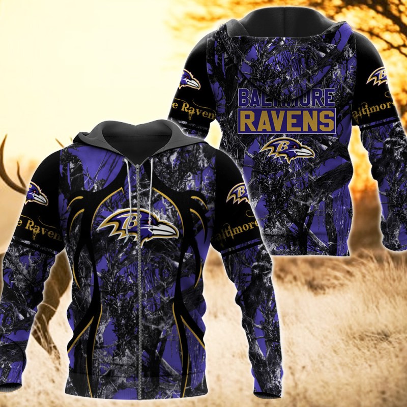 Baltimore Ravens All Over Printed Sweater Image 2