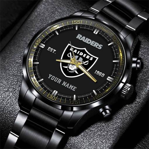 Las Vegas Raiders Black Fashion Watch