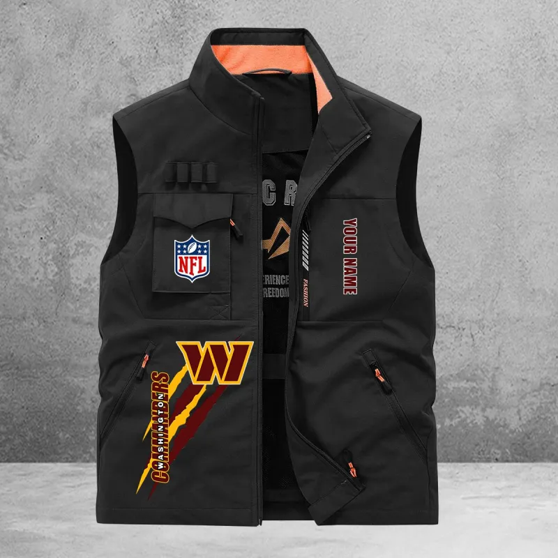 Washington Commanders Multi-Pockets Vest