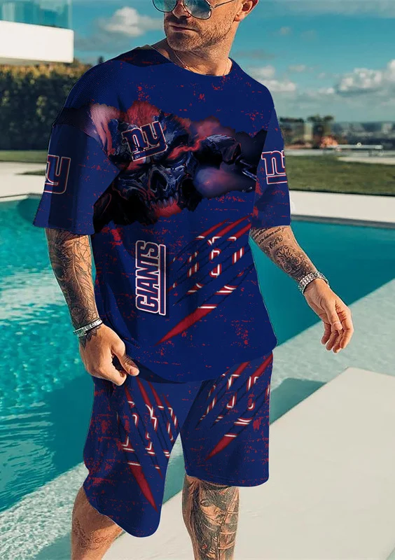 New York Giants T-Shirt and Shorts