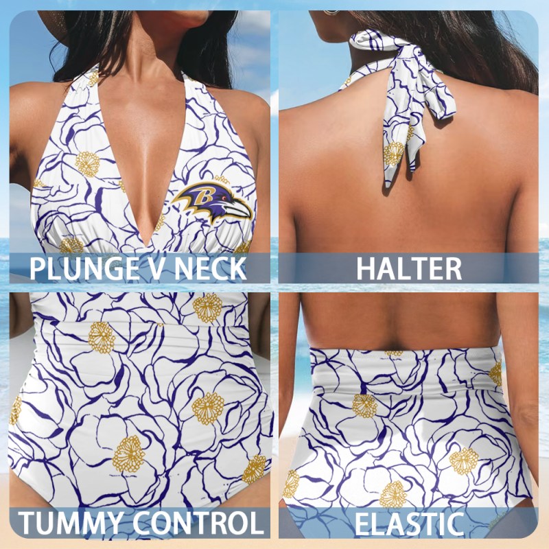 Baltimore Ravens Swimsuit 3