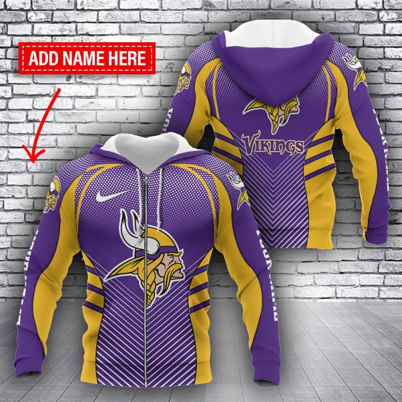 Minnesota Vikings Hoodie Front View