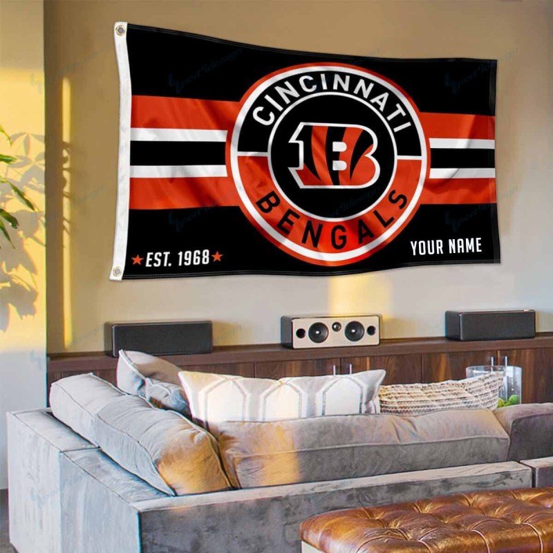 Cincinnati Bengals Flag Display