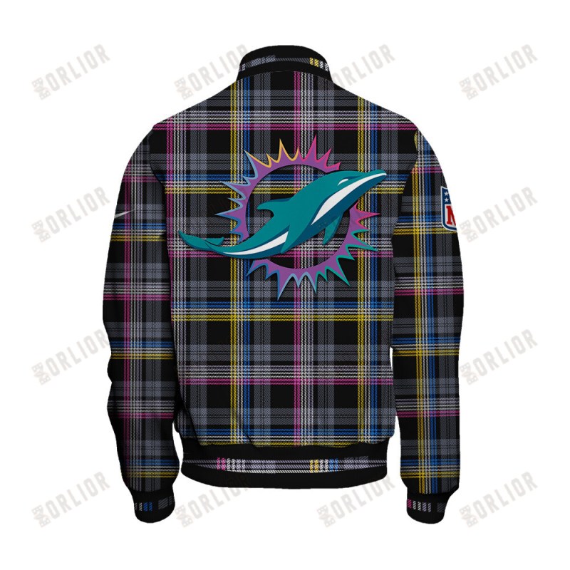 Personalized Miami Dolphins Varsity Jacket