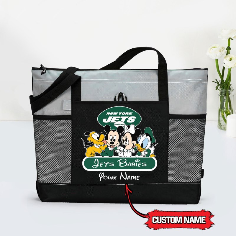 New York Jets Tote Bag Grey