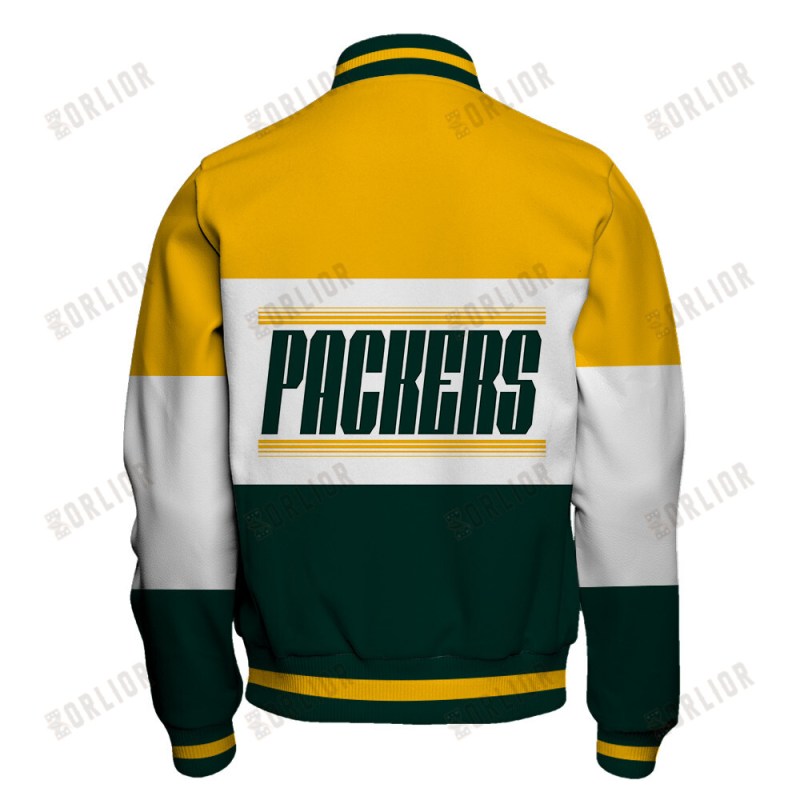 Green Bay Packers Varsity Jacket Details