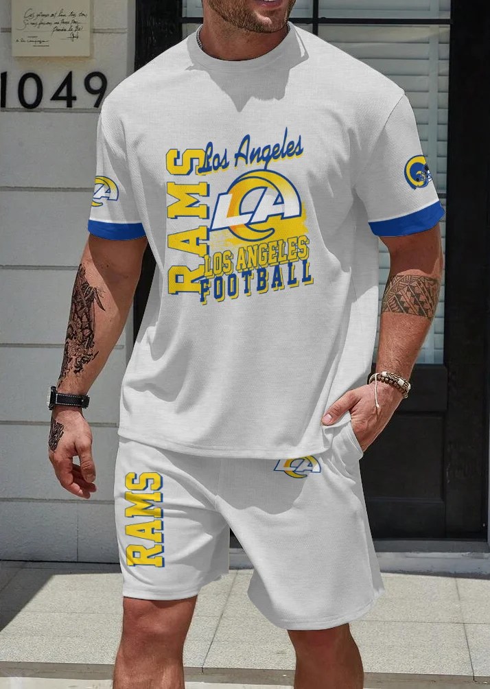 Los Angeles Chargers T-Shirt and Shorts