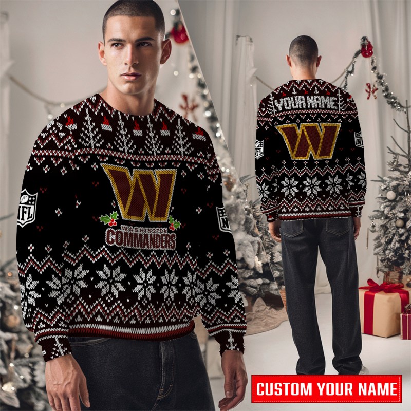 Washington Commanders Premium Ugly Christmas Sweater - MKStudio