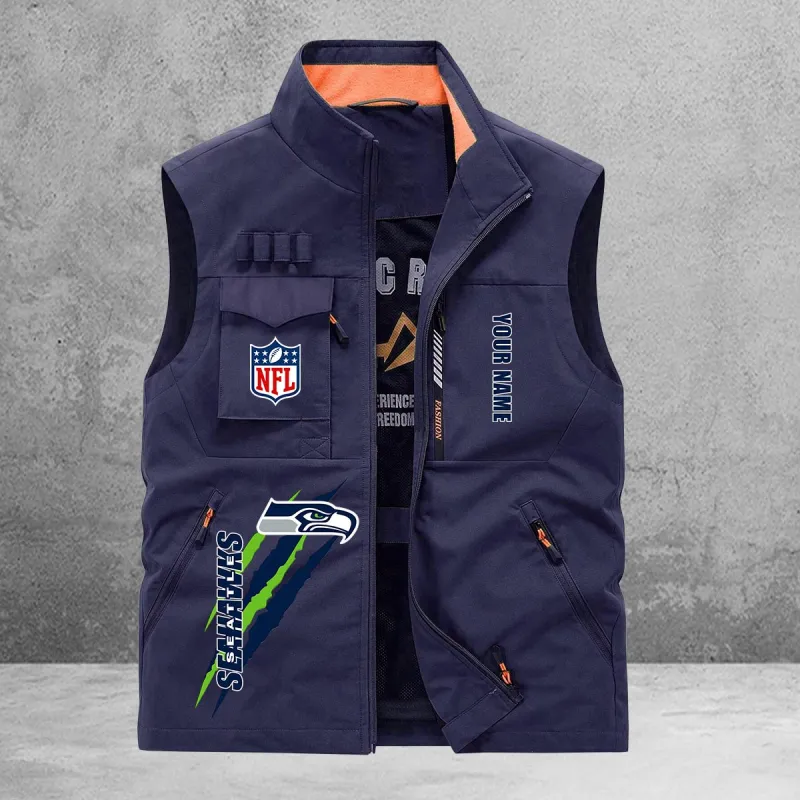 Seattle Seahawks Multi-Pockets Vest Image 2