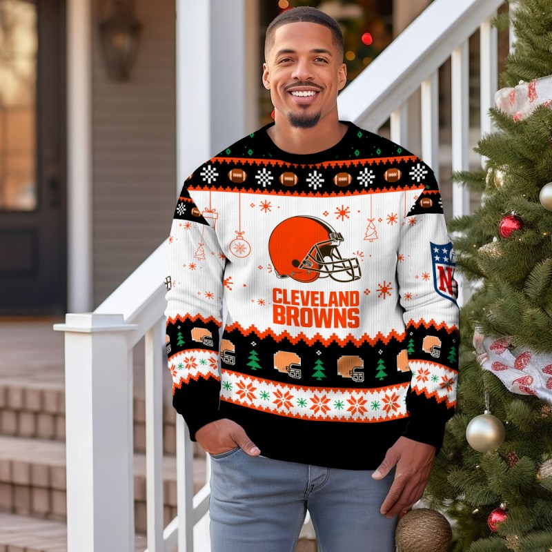 Cleveland Browns Ugly Christmas Sweater Image 4