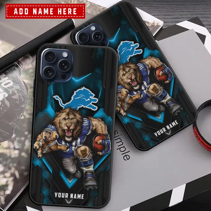 Detroit Lions Personalized Phone Case