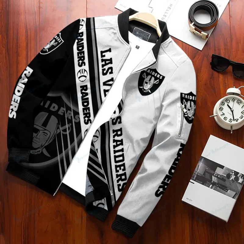 Las Vegas Raiders Personalized Bomber Jacket