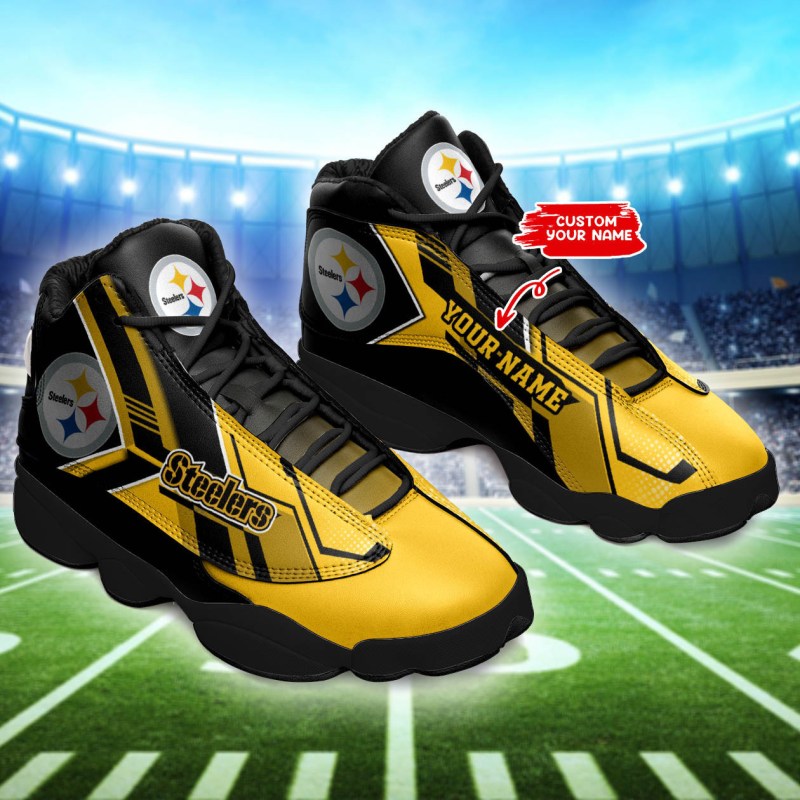 Pittsburgh Steelers Personalized AJD13 Sneakers