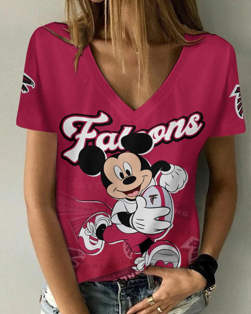 Atlanta Falcons V-neck T-shirt