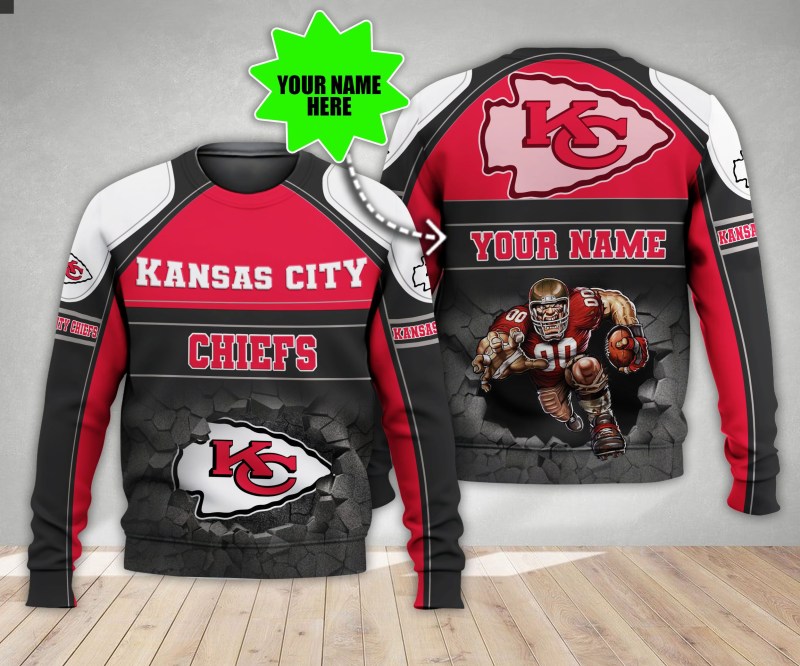 Kansas City Chiefs Personalized Sweater Design