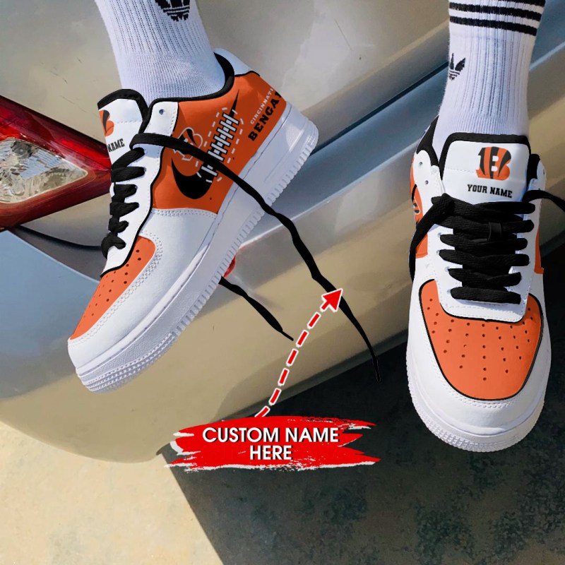 Cincinnati Bengals Personalized AF1 Shoes
