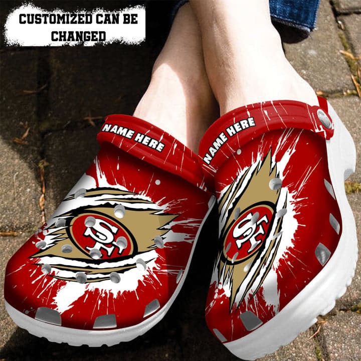 San Francisco 49ers Personalized Limited Clog