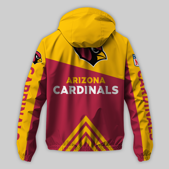 Arizona Cardinals Outdoor Jacket Back View