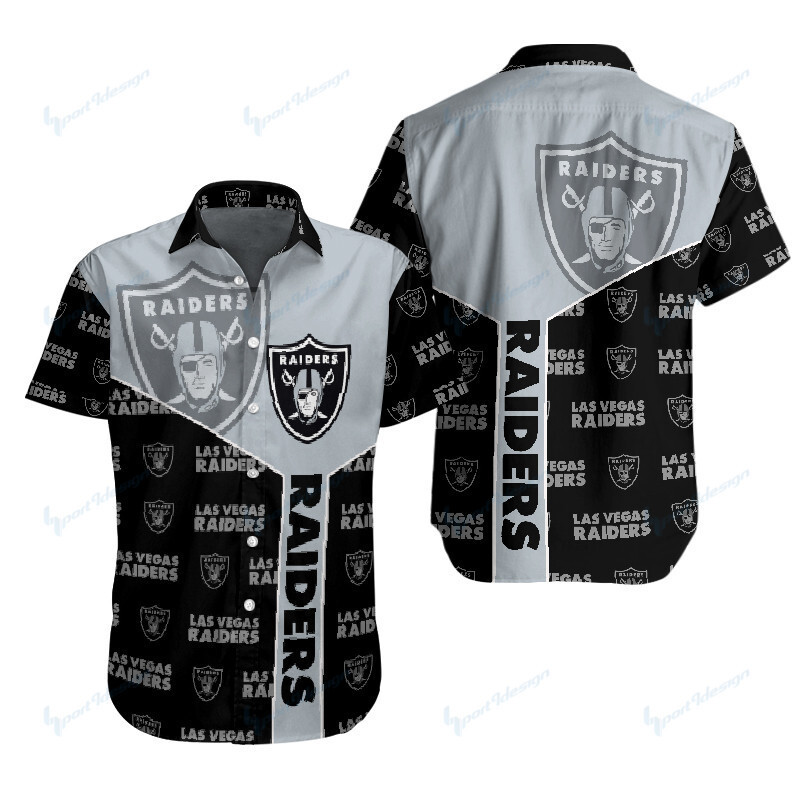 Las Vegas Raiders Button Shirt Sizing Chart