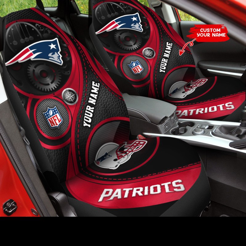 New England Patriots Car Seat Covers