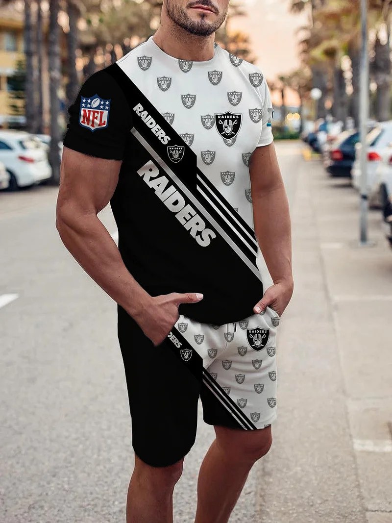 Las Vegas Raiders T-shirt and Shorts